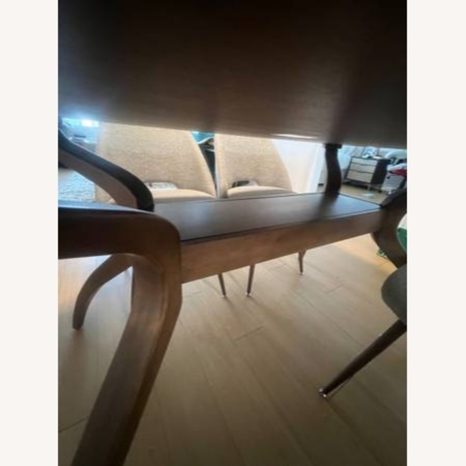 Wayfair Dark Brown Wood Dining Set - image-4