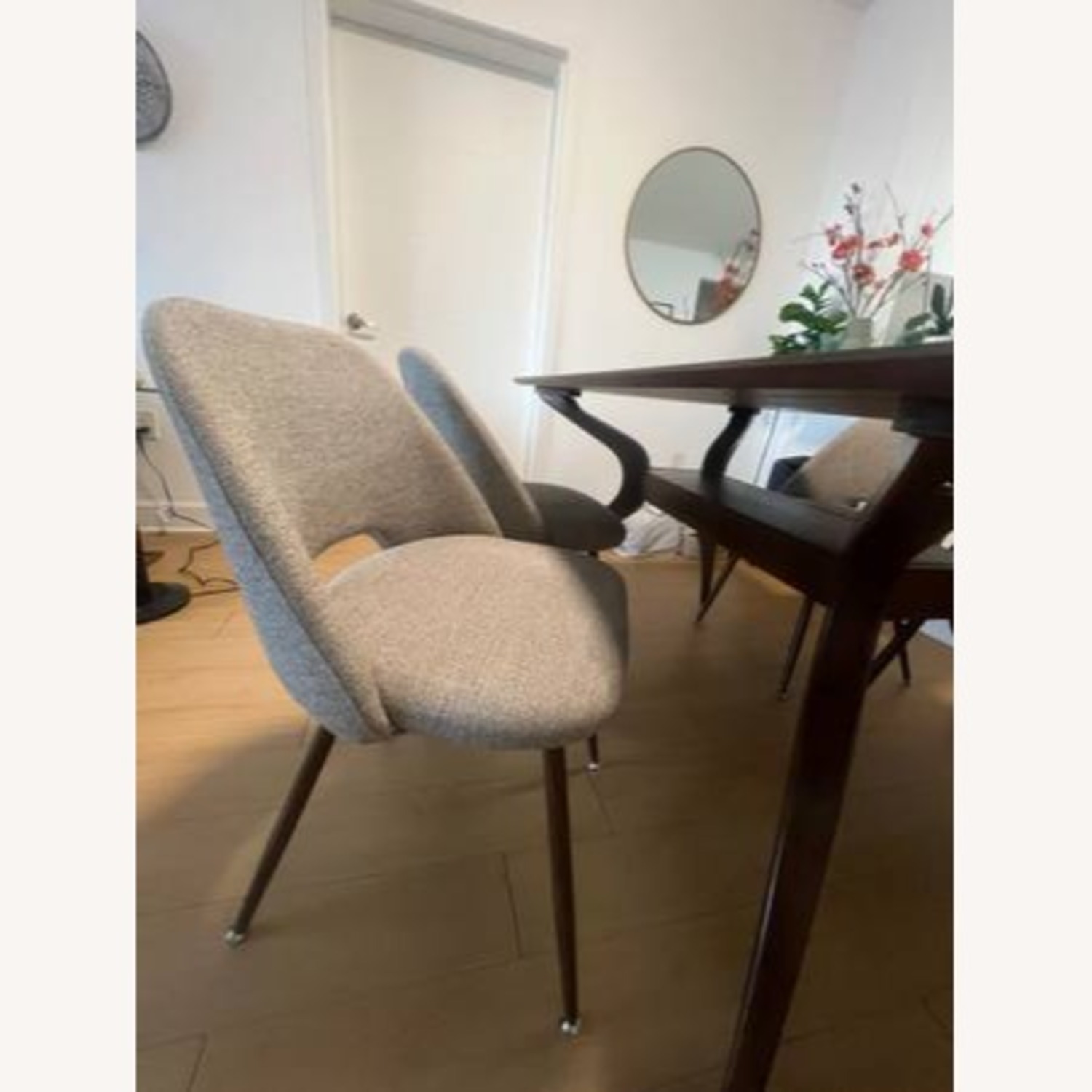 Wayfair Dark Brown Wood Dining Set - image-7