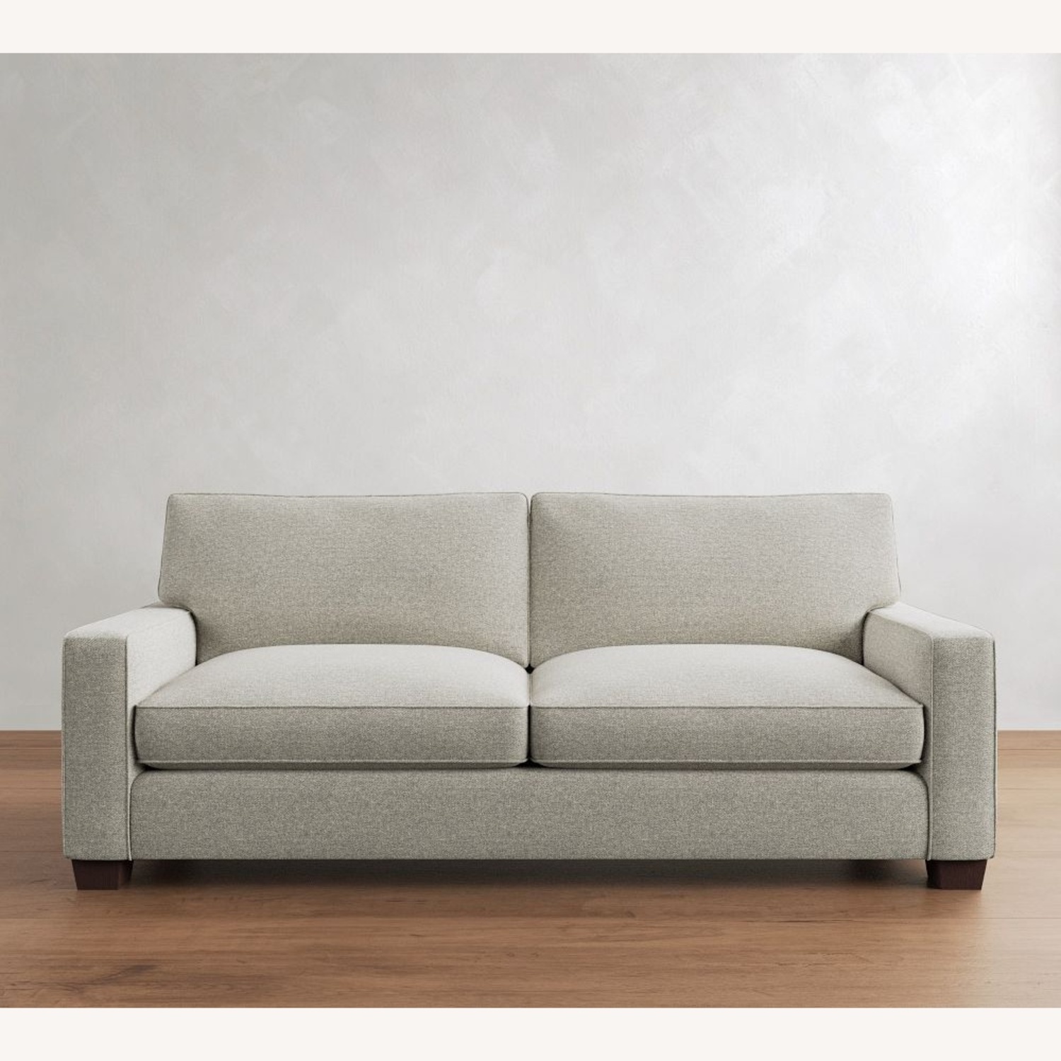 Pottery Barn Light Gray Fabric Loveseat - image-4