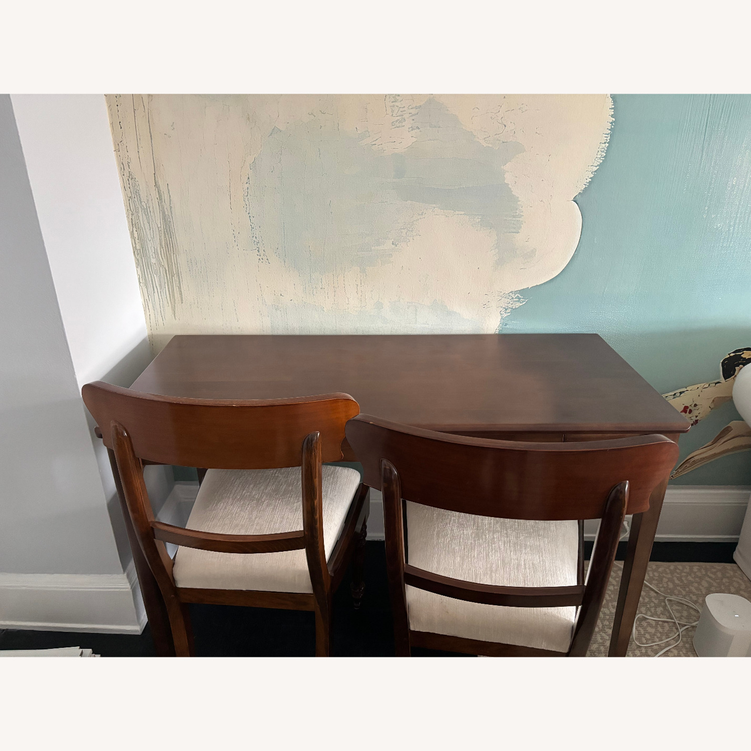 Dark Brown Wood Dining Chairs - image-2