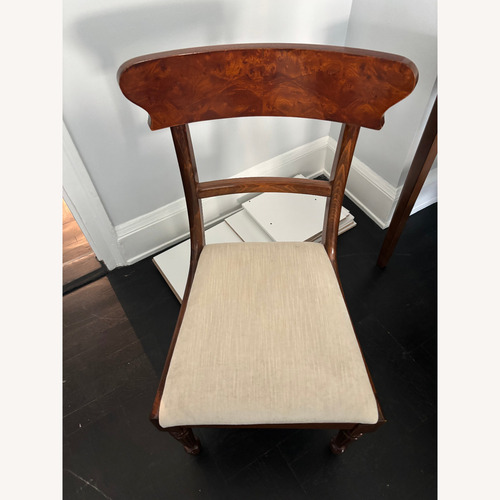 Used Dark Brown Wood Dining Chairs for sale on AptDeco