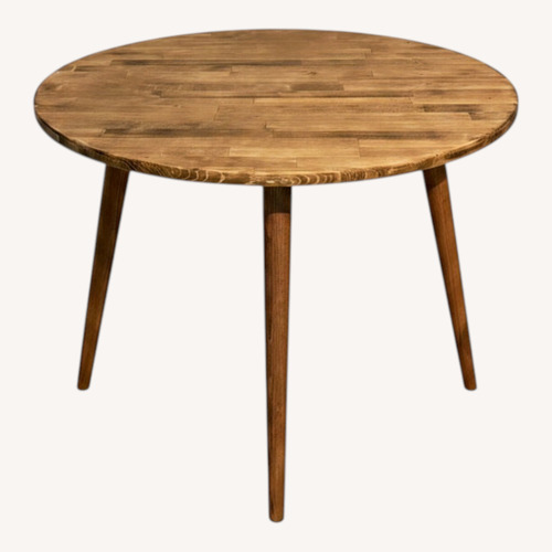 Used Antique Dark Brown Wood Dining Table for sale on AptDeco