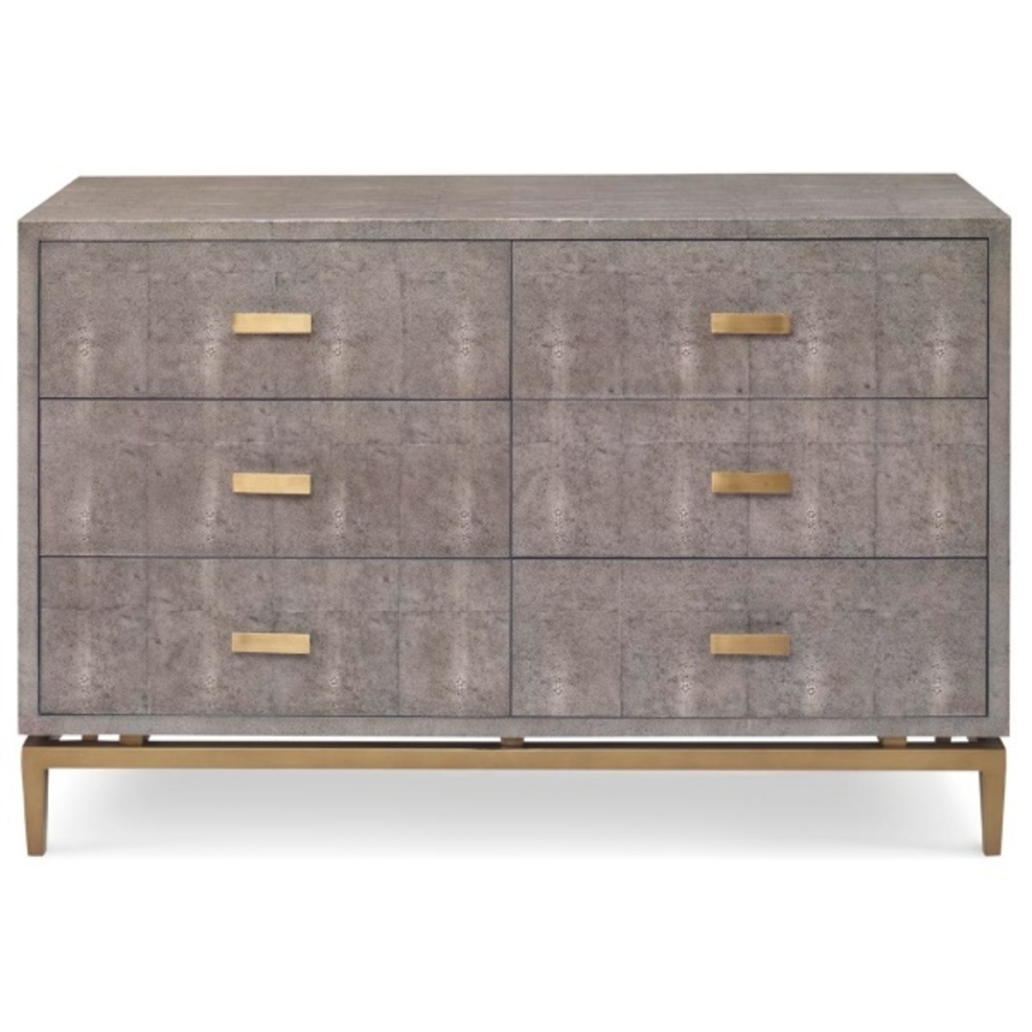 Light Gray Leather Dresser - image-5