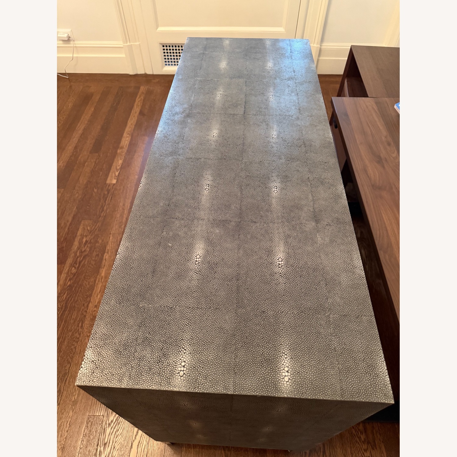 Light Gray Leather Dresser - image-4