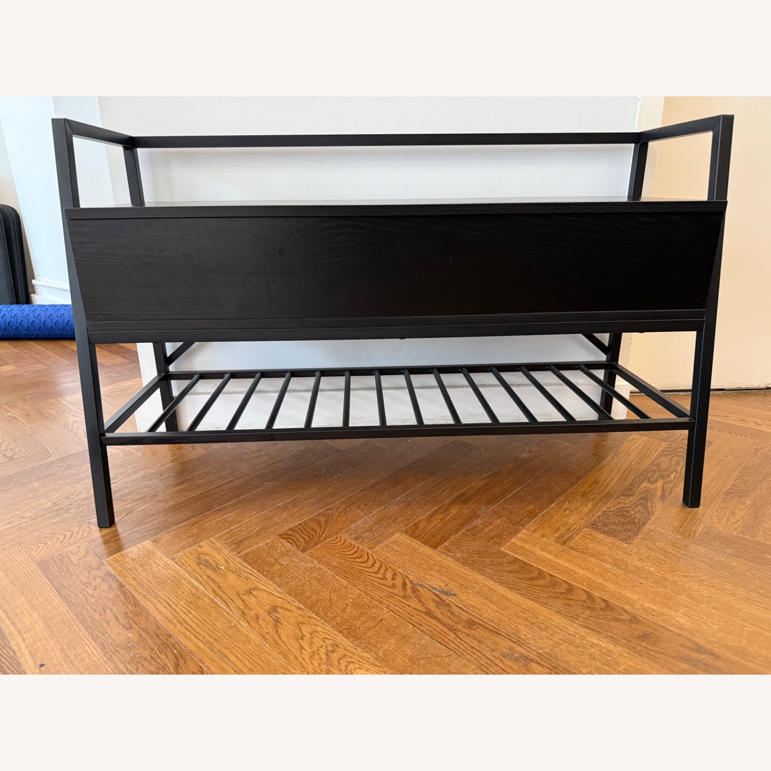 Wayfair Black Wood Bench - image-1