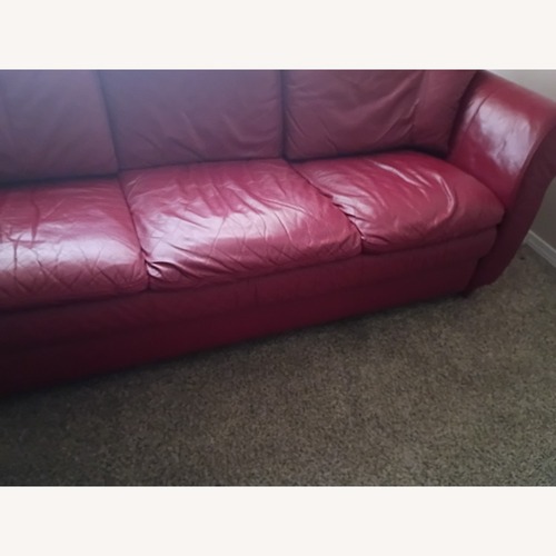 Used Durham Leather Sofa  for sale on AptDeco