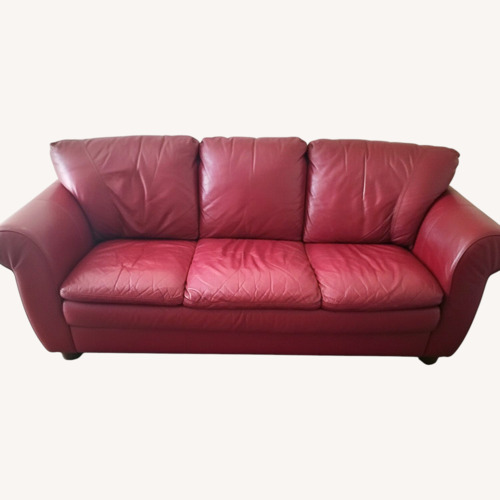 Used Durham Leather Sofa  for sale on AptDeco