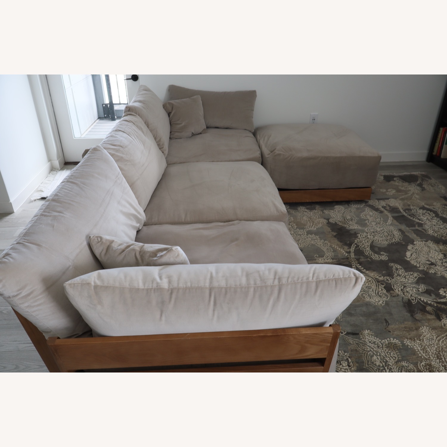 Inside Weather Bondi Natural Fabric 3+ Piece Sectional - image-5