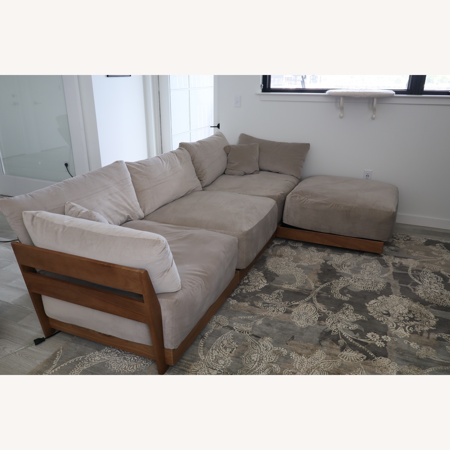 Inside Weather Bondi Natural Fabric 3+ Piece Sectional - image-4