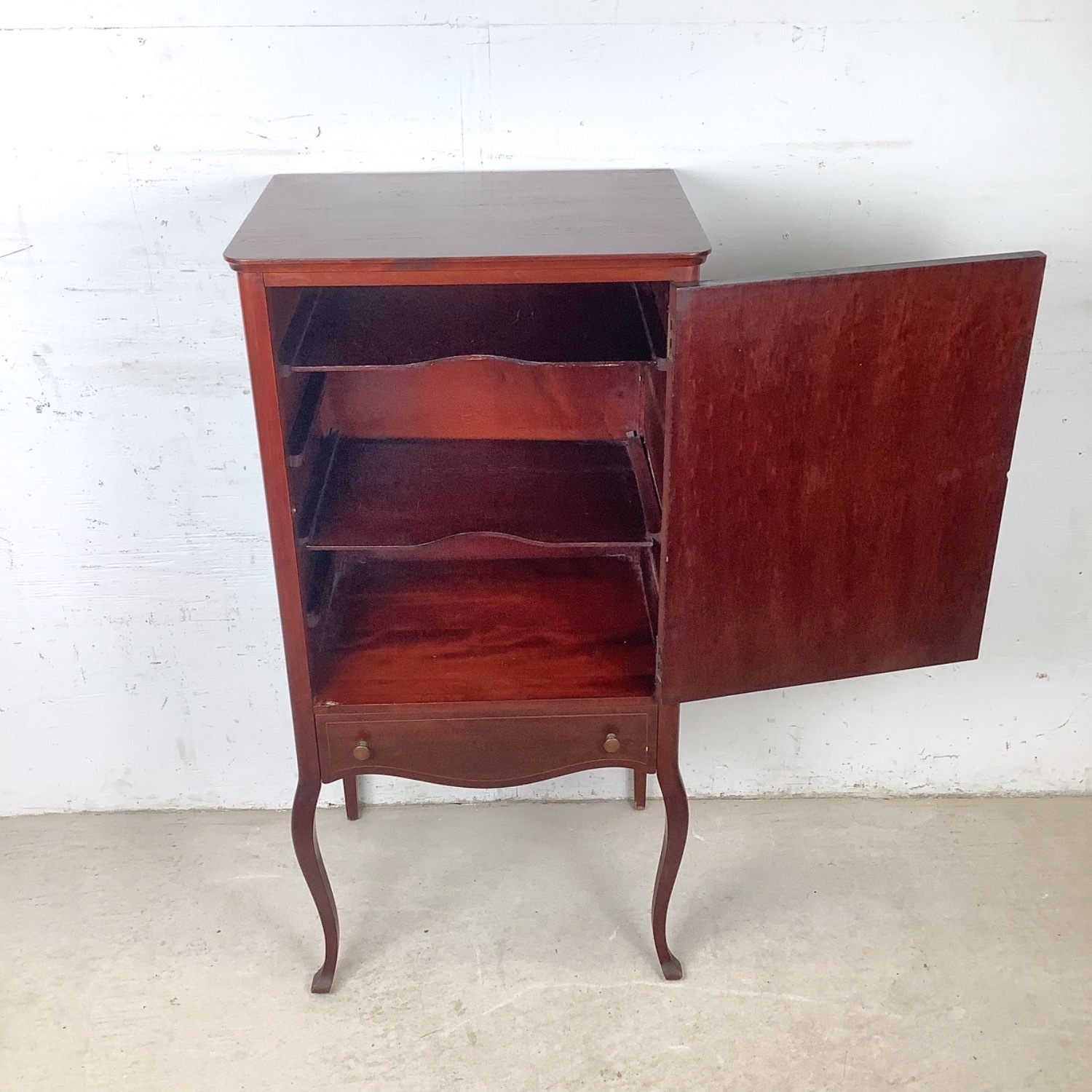 Edwardian Style Mahogany Music Cabinet - image-17