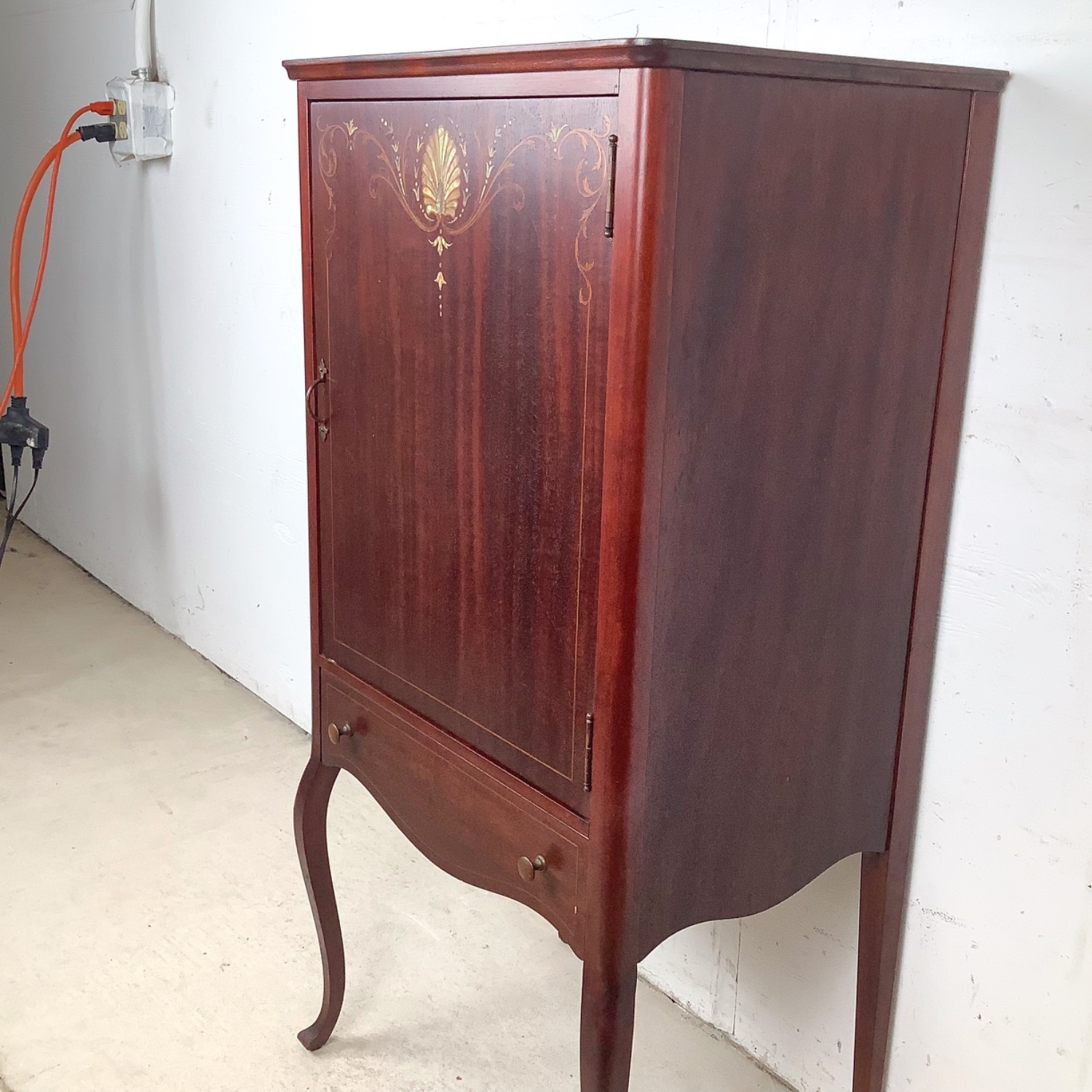 Edwardian Style Mahogany Music Cabinet - image-12