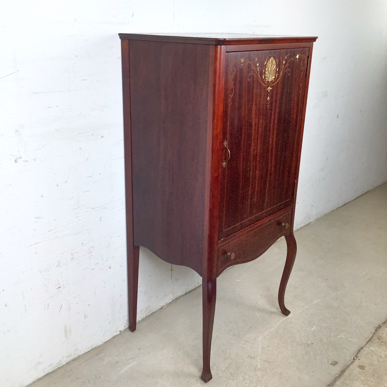 Edwardian Style Mahogany Music Cabinet - image-10
