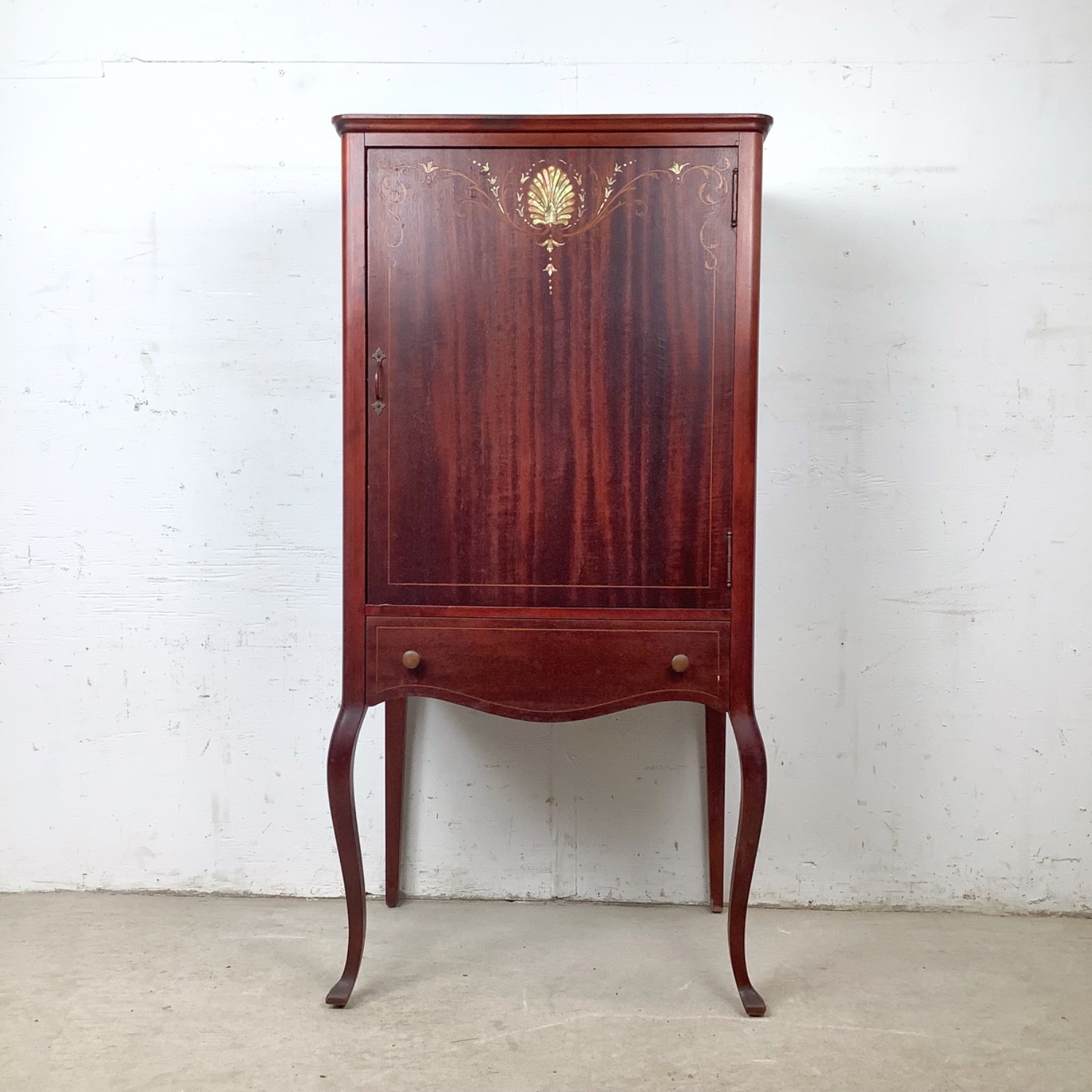 Edwardian Style Mahogany Music Cabinet - image-1
