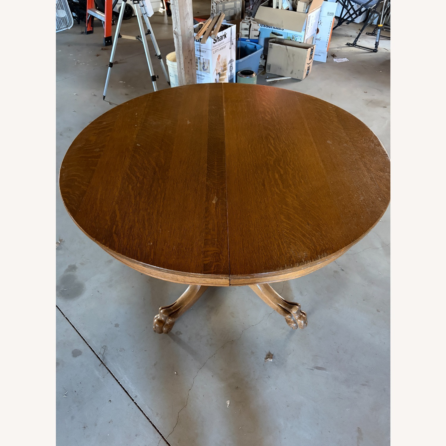 Antique Clawfoot Dining Table - image-2