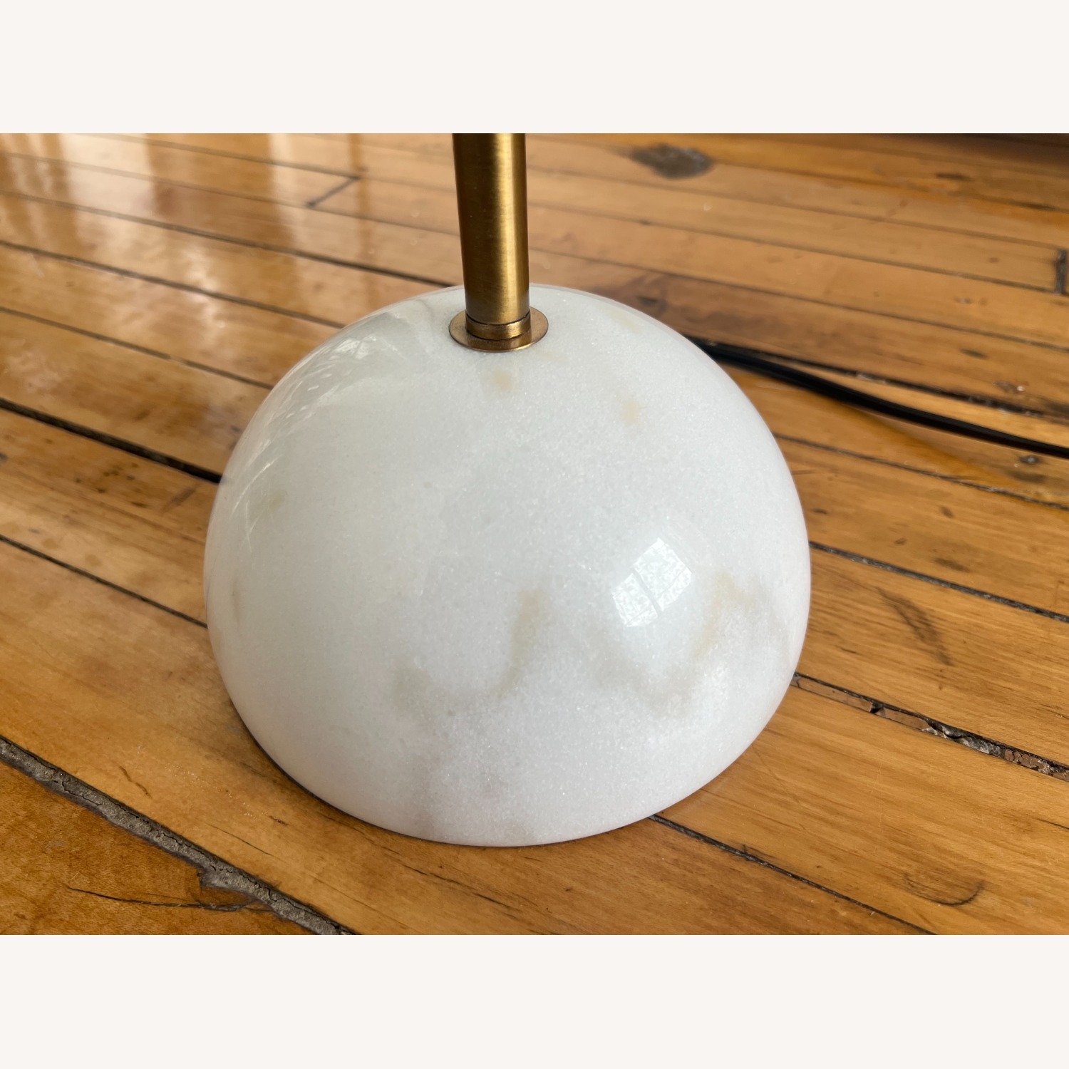 Vintage/Antique Black Brass Table Lamp - image-6