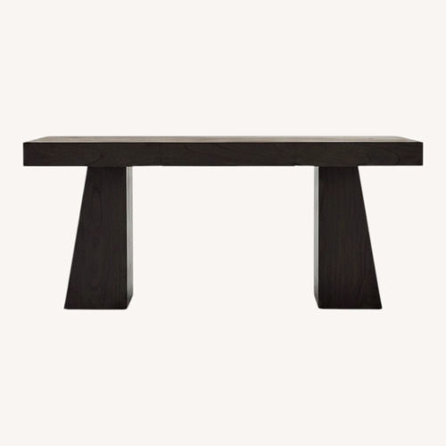 Used CB2 Ridge Black Wood Desk for sale on AptDeco