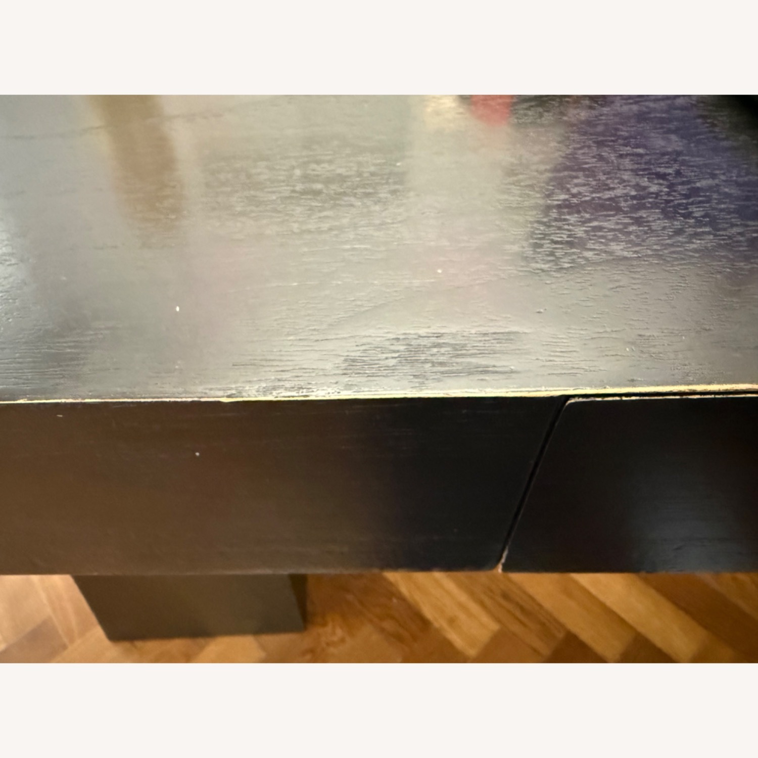 CB2 Ridge Black Wood Desk - image-3