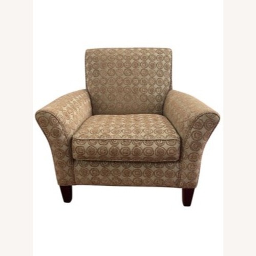 Used Room & Board Club Chair in Medallion Fabric for sale on AptDeco
