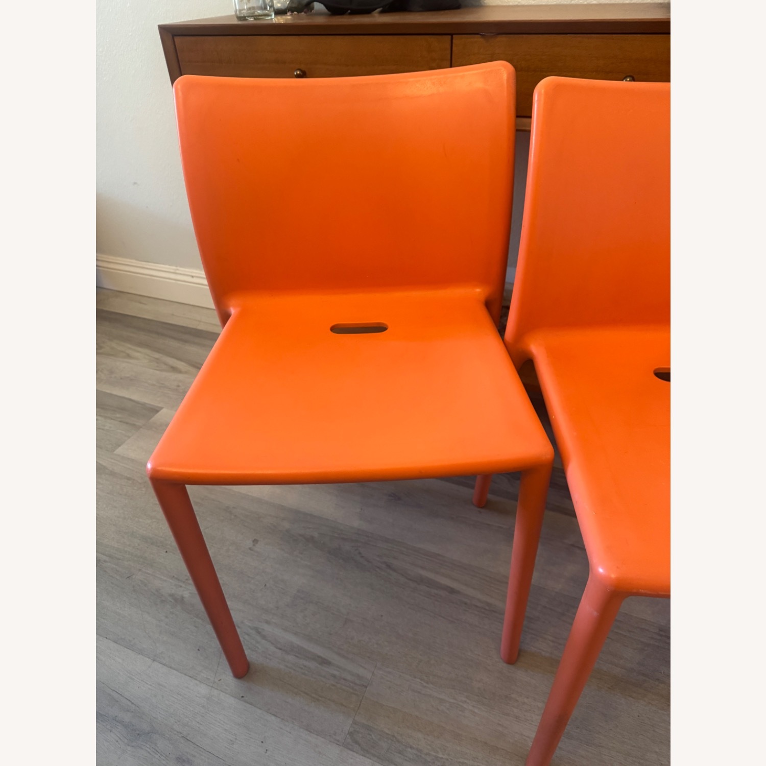 Jasper Morrison Orange Dining Chairs - image-8