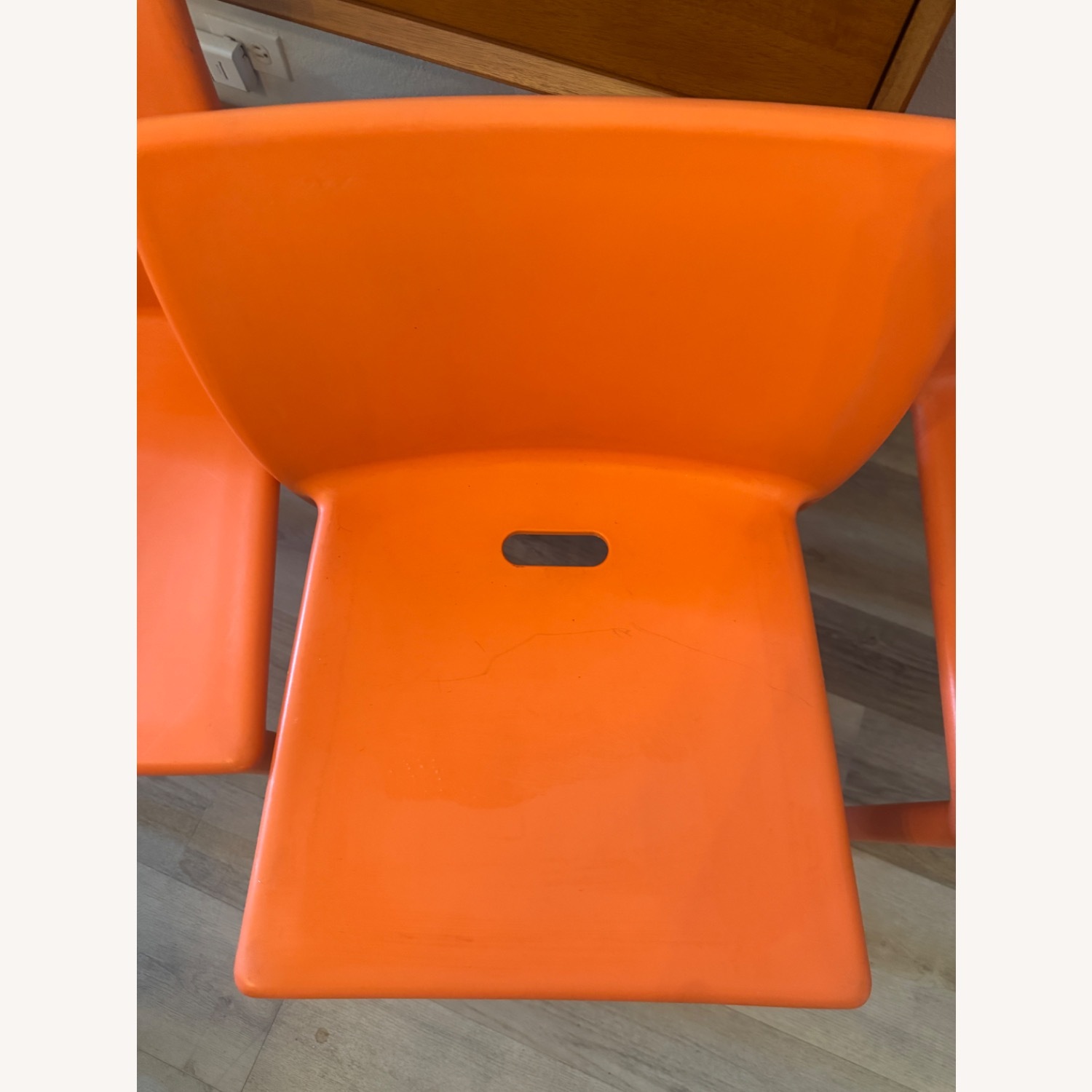 Jasper Morrison Orange Dining Chairs - image-9