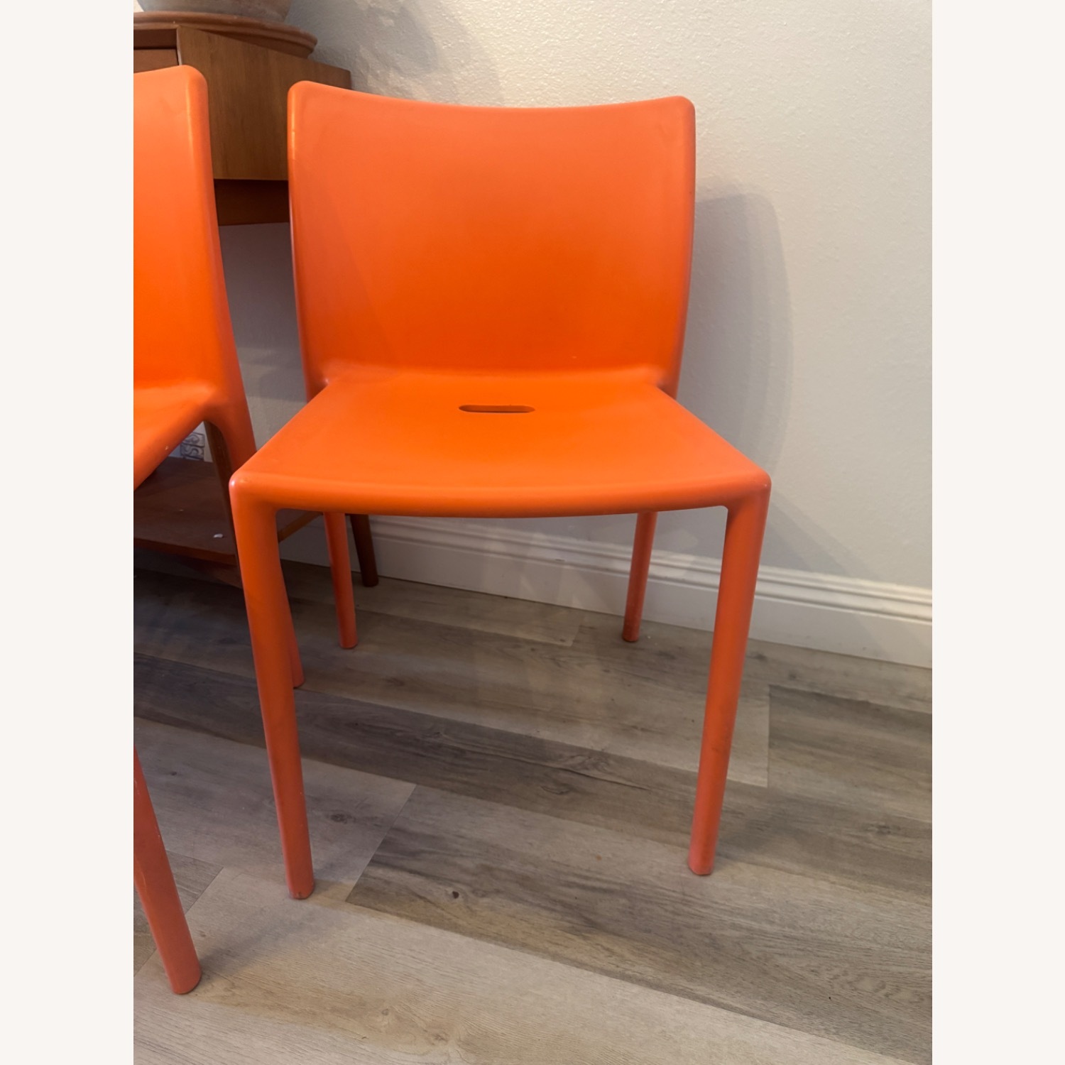 Jasper Morrison Orange Dining Chairs - image-6