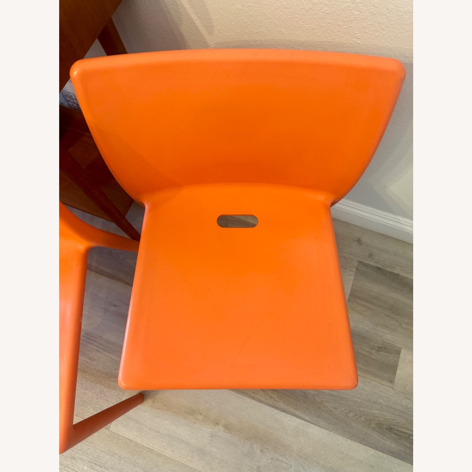 Jasper Morrison Orange Dining Chairs - image-11