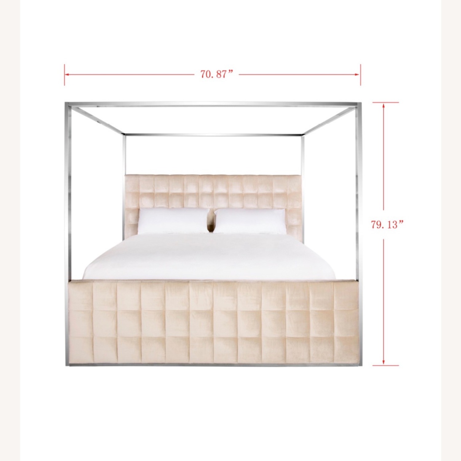 Mercers Furniture Olivia Natural Fabric King Bed - image-1