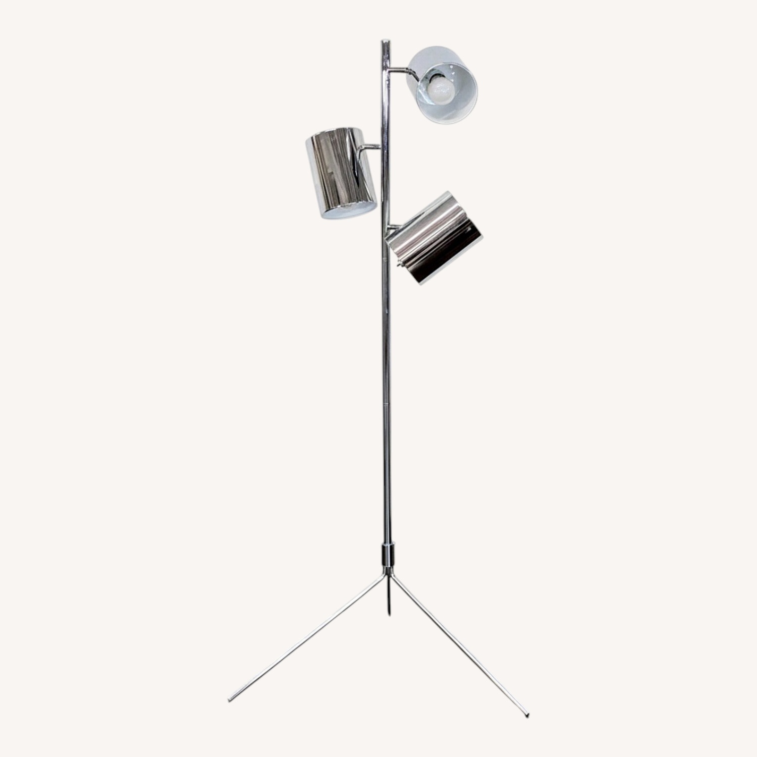 CB2 Chrome Trio Floor Lamp - image-0