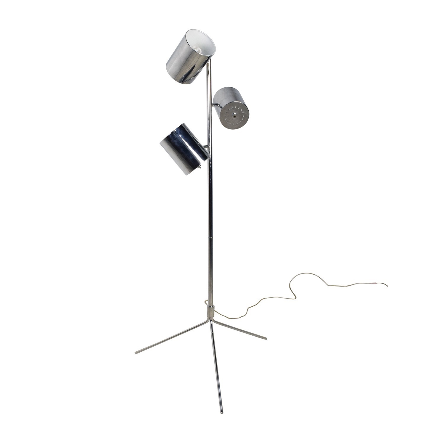 CB2 Chrome Trio Floor Lamp - image-3