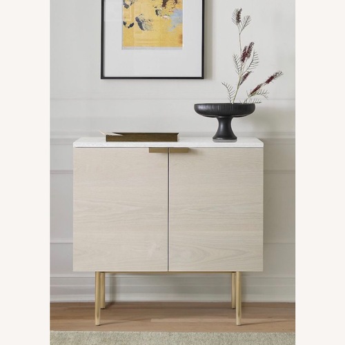 Used West Elm Delphine Natural Wood Chest for sale on AptDeco