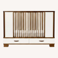 DucDuc Morgan Collection White Wood Crib