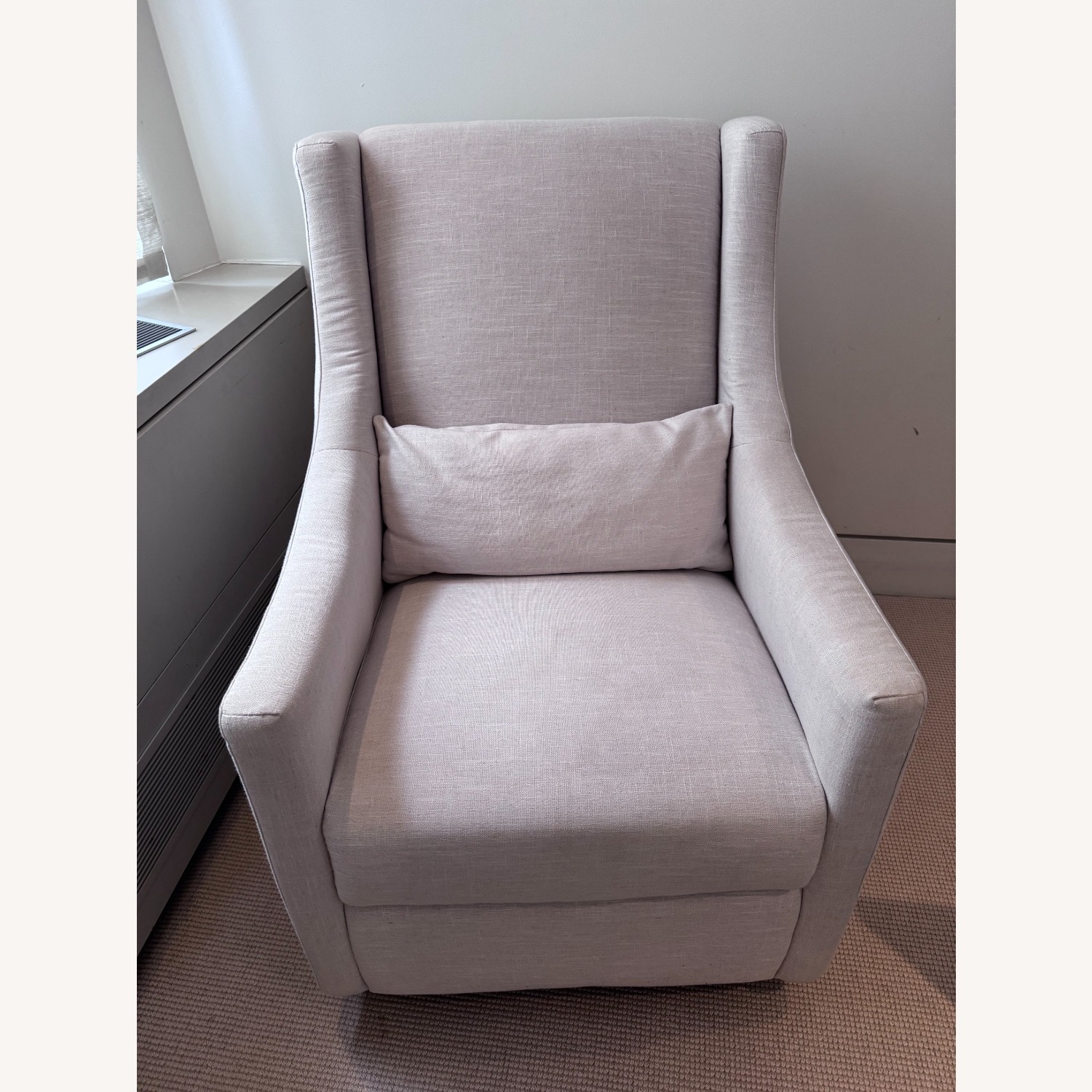 Babyletto Toco Beige Glider Nursing Chair - image-5
