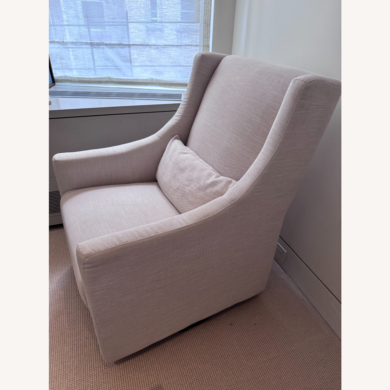 Babyletto Toco Beige Glider Nursing Chair - image-6