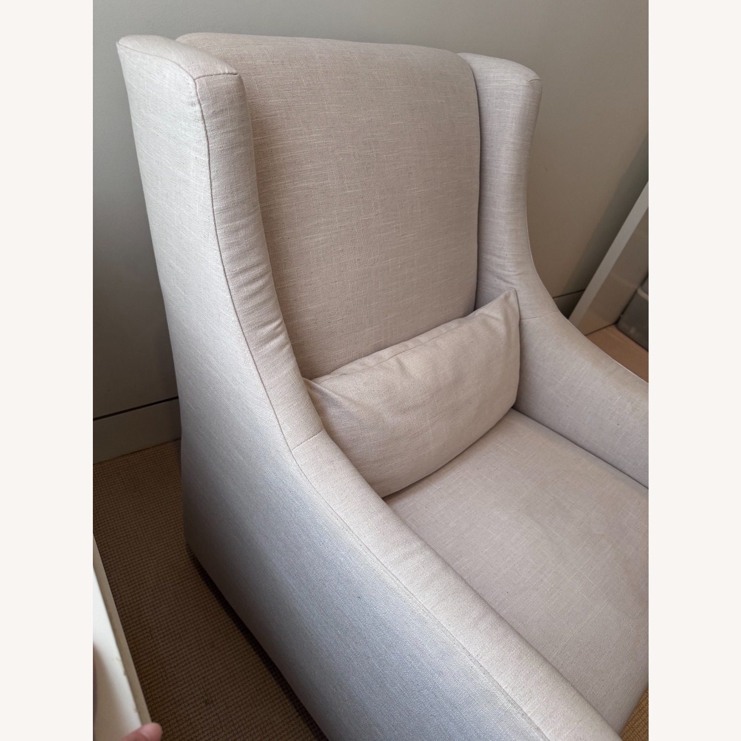Babyletto Toco Beige Glider Nursing Chair - image-3