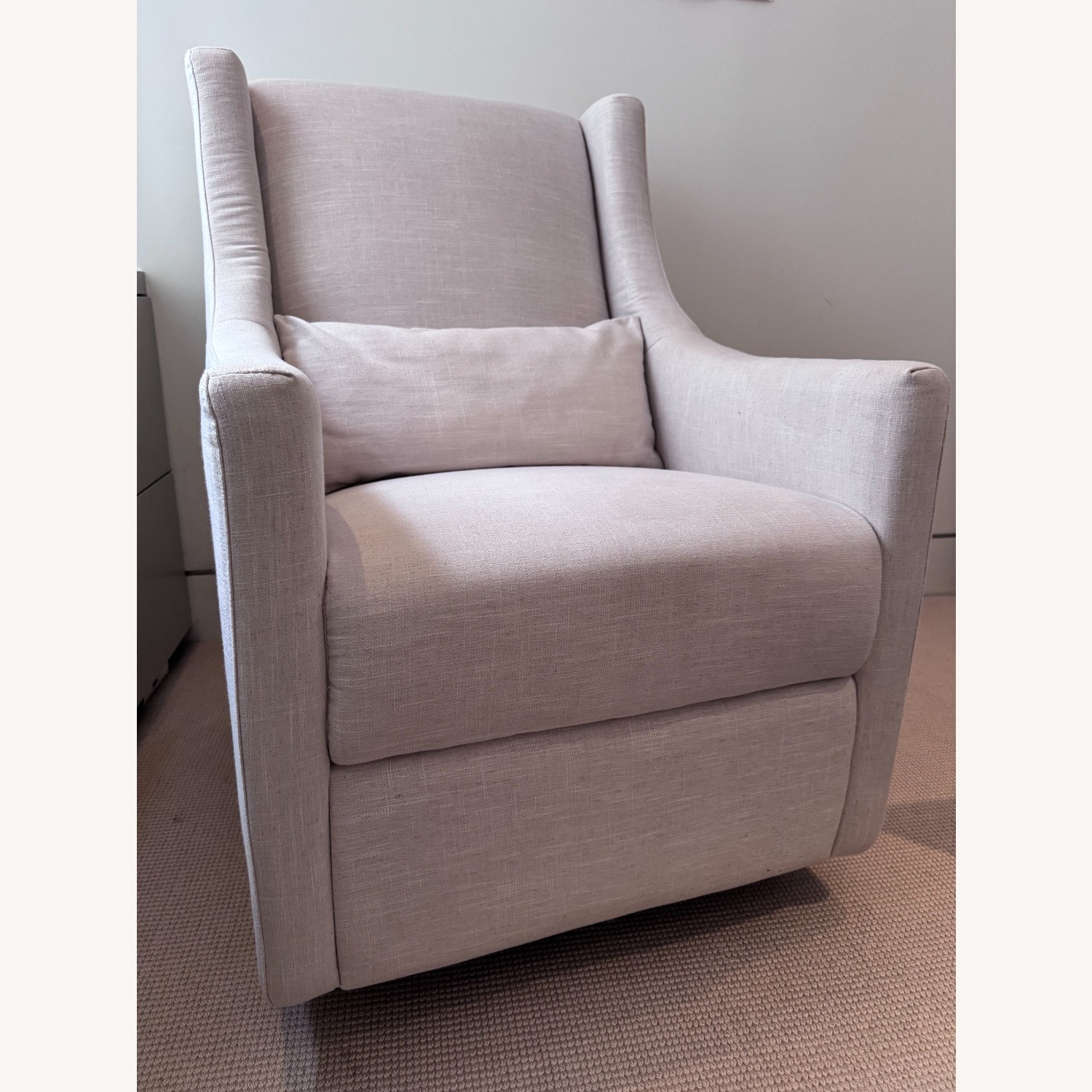 Babyletto Toco Beige Glider Nursing Chair - image-1