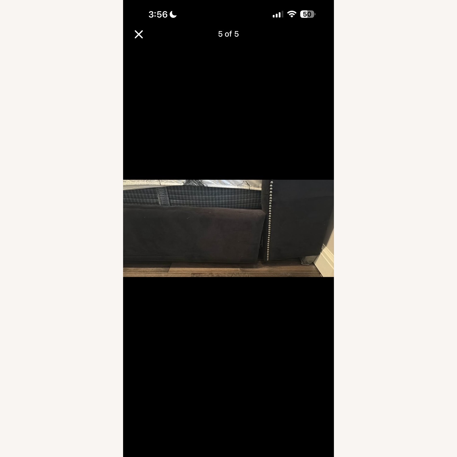 Restoration Hardware Black Queen Bed - image-4