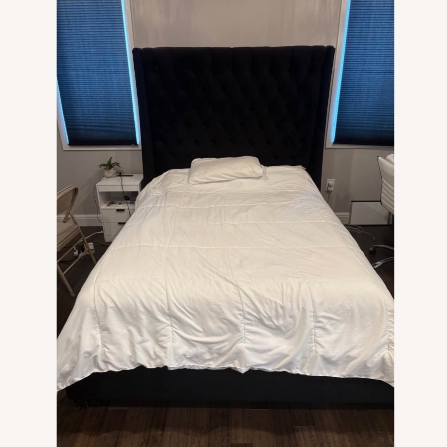 Restoration Hardware Black Queen Bed - image-5