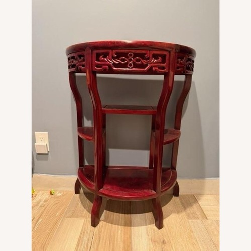 Used Rosewood Display Stand for sale on AptDeco
