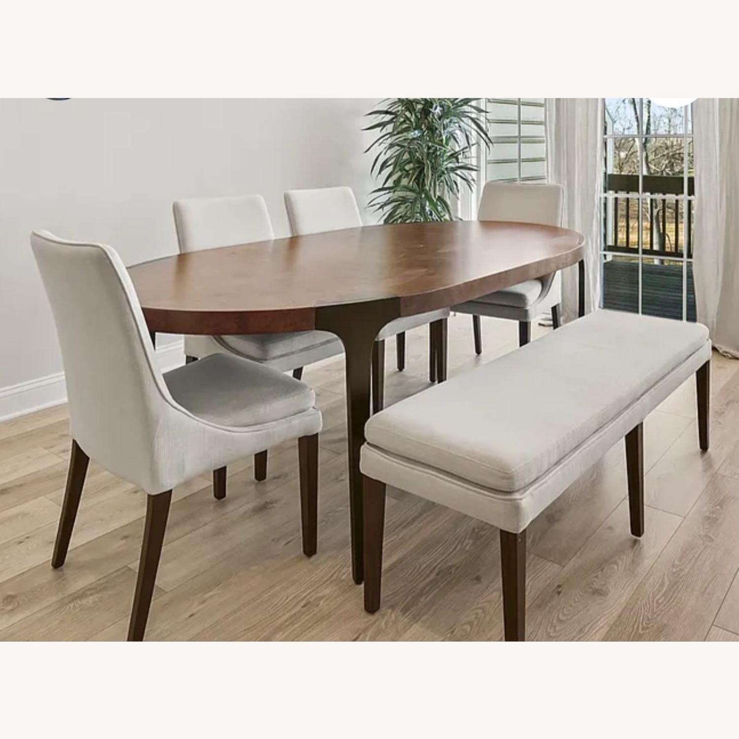 Arhaus Cordelia Oval Wooden Table - image-1