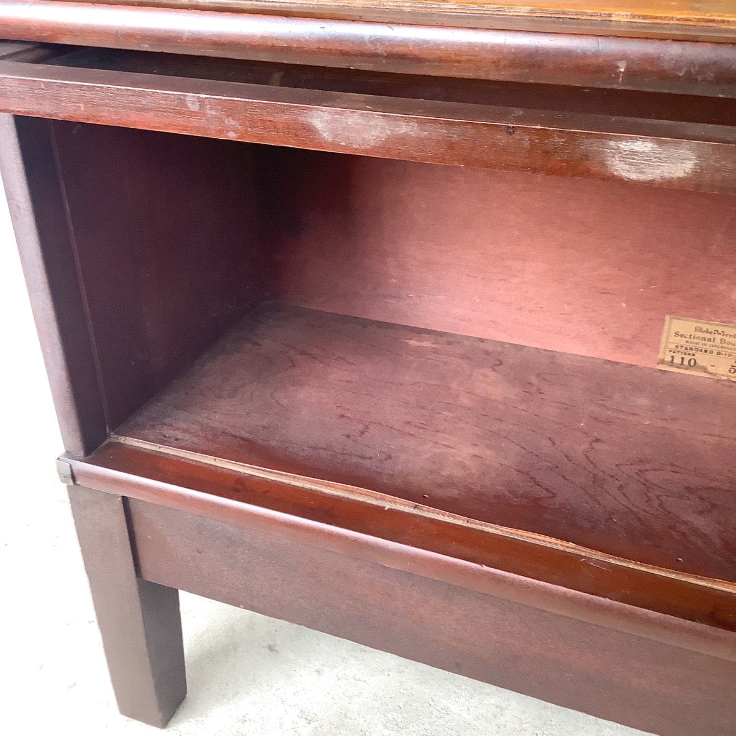 Globe-Wernicke Mahogany Barrister Bookcase - image-20