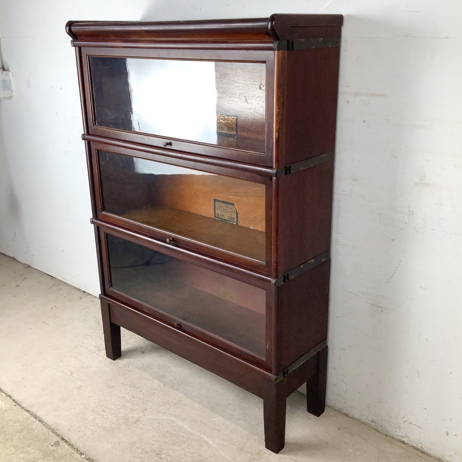 Globe-Wernicke Mahogany Barrister Bookcase - image-3