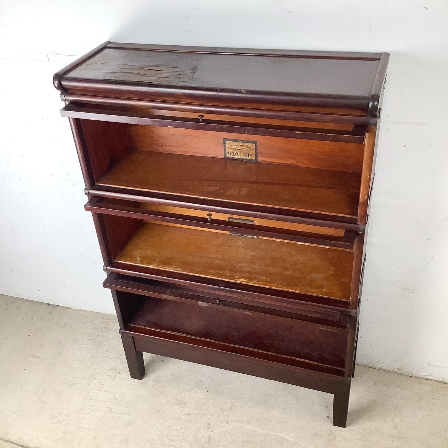 Globe-Wernicke Mahogany Barrister Bookcase - image-5