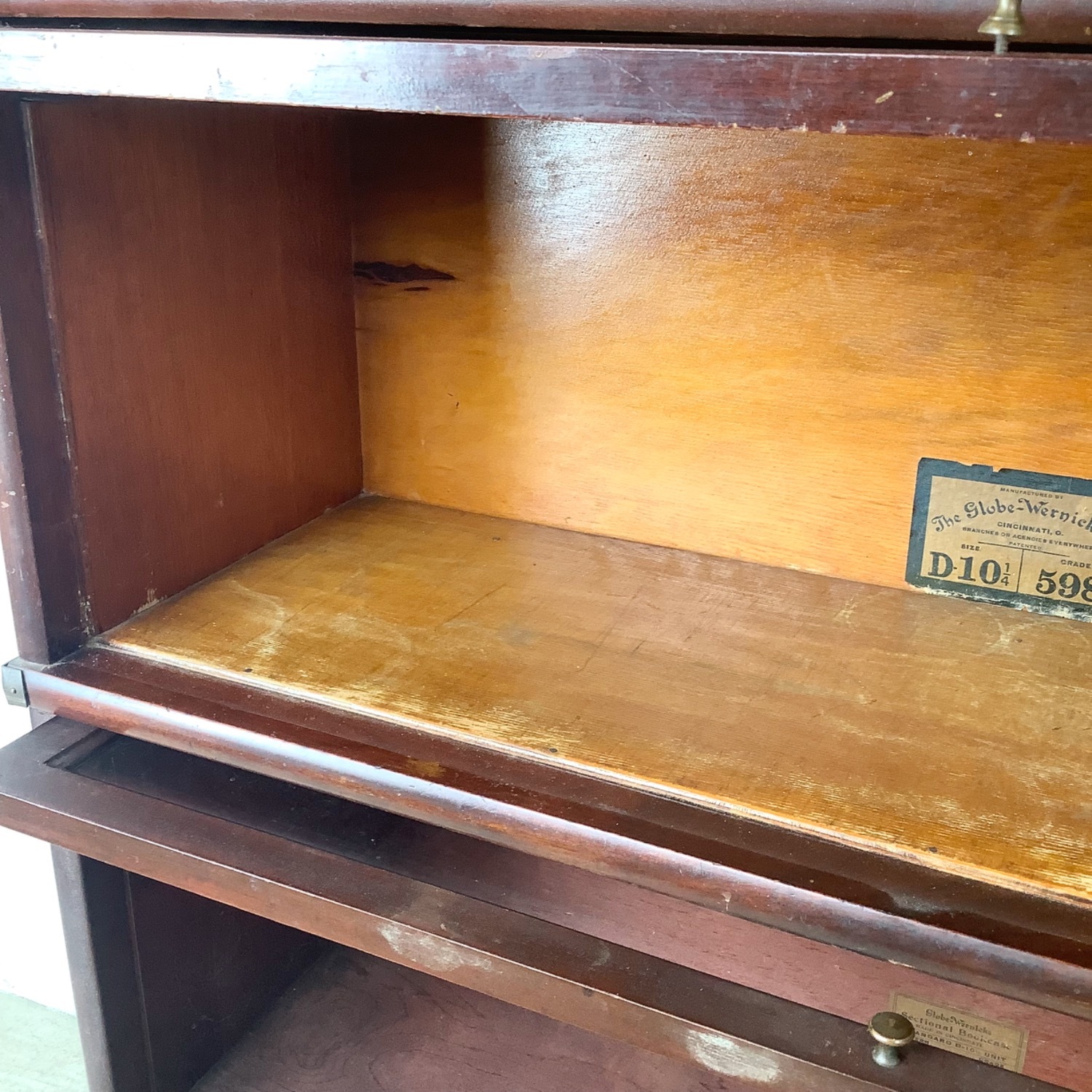 Globe-Wernicke Mahogany Barrister Bookcase - image-19