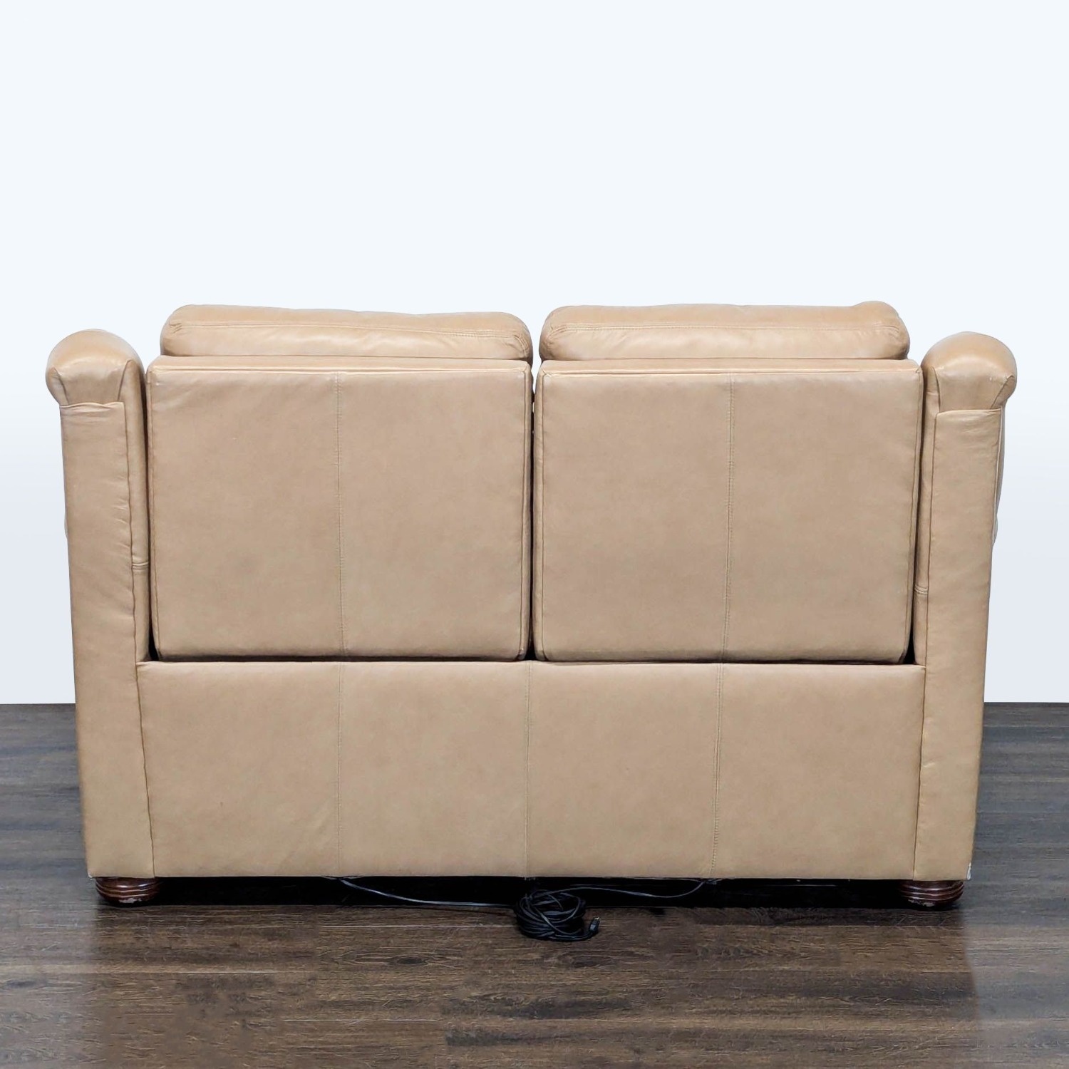 Bradington-Young Newman Tan Leather with Recliner - image-7