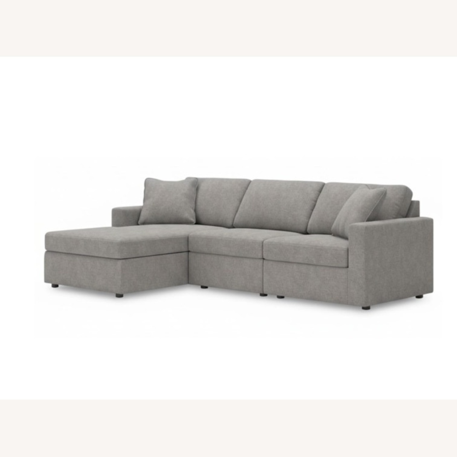 Ashley Furniture Dark Gray Fabric Sleeper Sofa - image-4