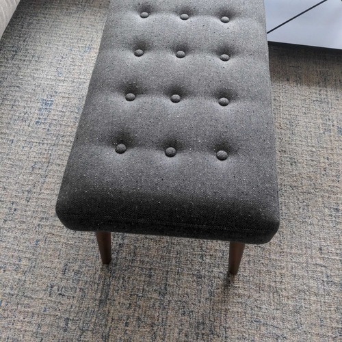 Used West Elm Button Tufted Mid-Century Bench for sale on AptDeco