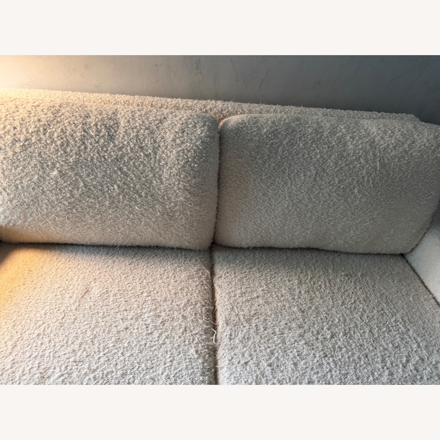 American Leather Natural Fabric Sleeper Sofa - image-9