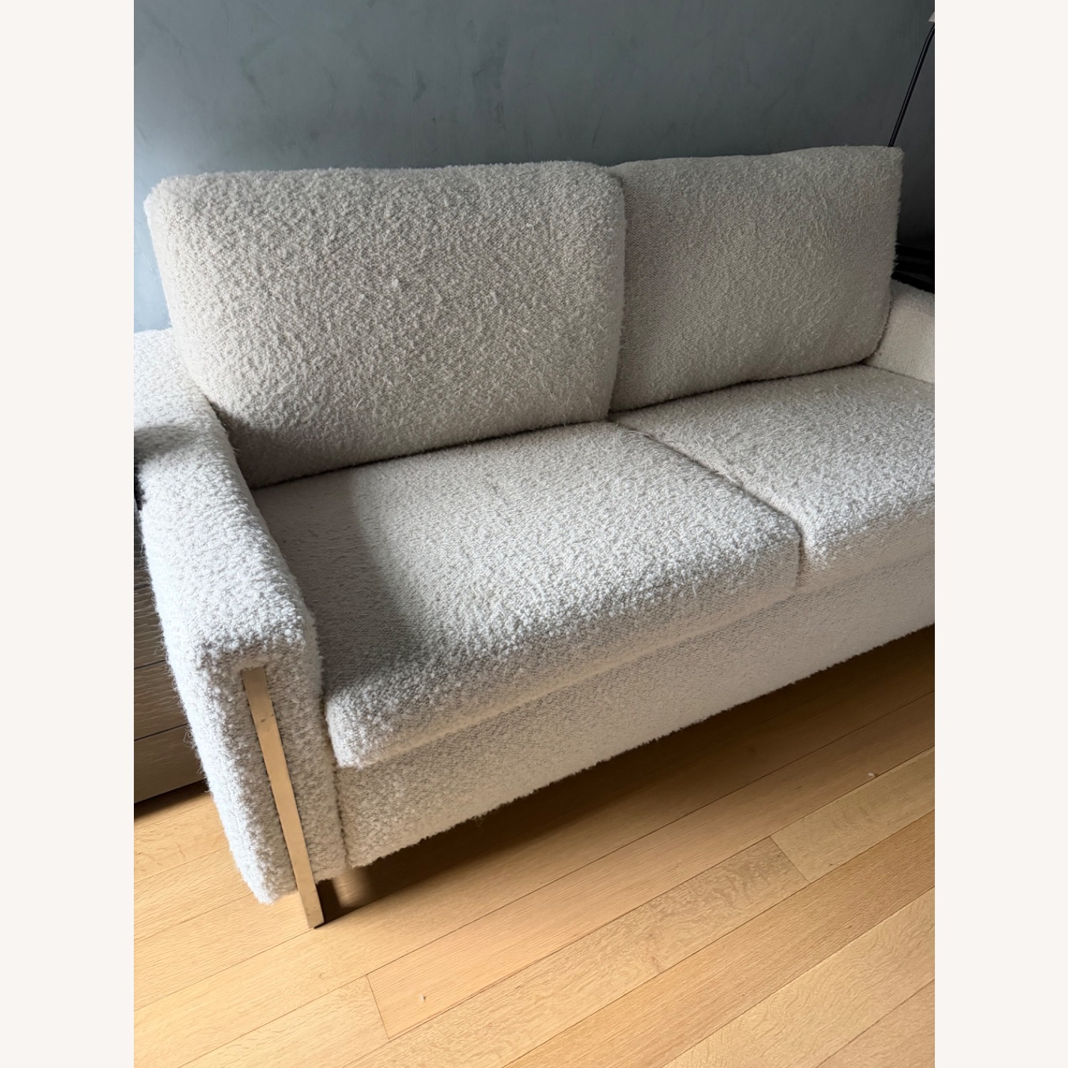 American Leather Natural Fabric Sleeper Sofa - image-8