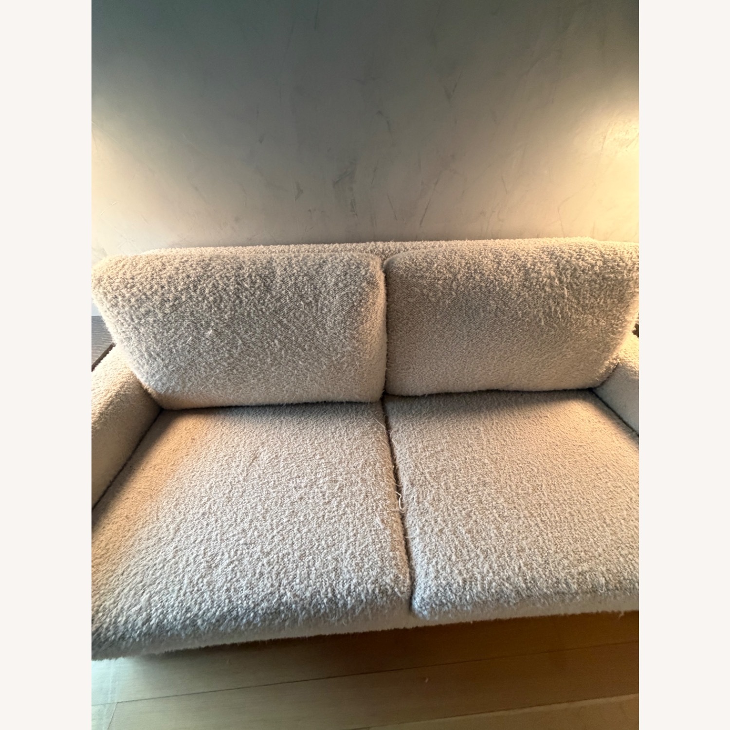 American Leather Natural Fabric Sleeper Sofa - image-3