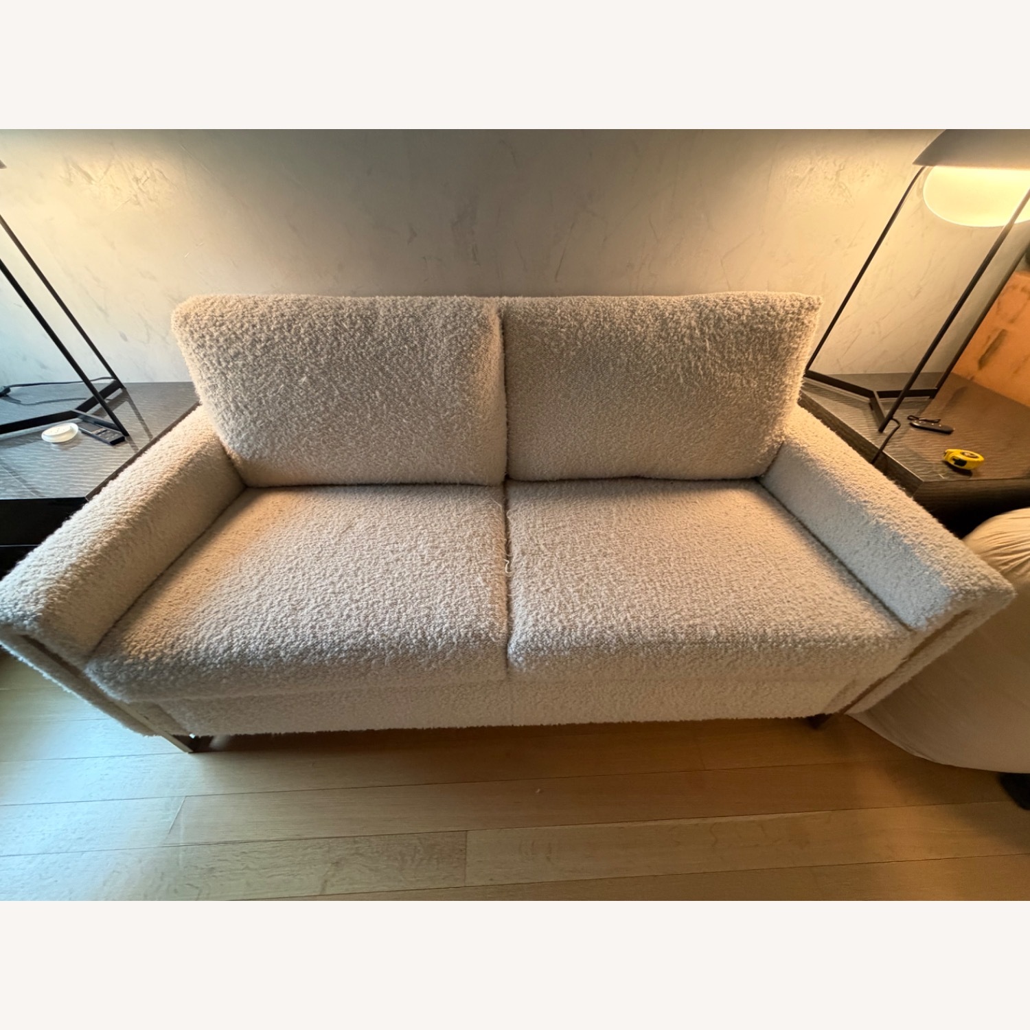 American Leather Natural Fabric Sleeper Sofa - image-1